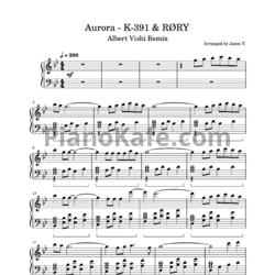 Ноты K-391 & RØRY - Aurora (Albert Veshi remix)