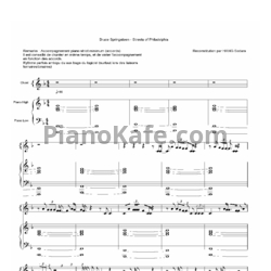 Ноты Bruce Springsteen - Streets of Philadelphia - предпросмотр