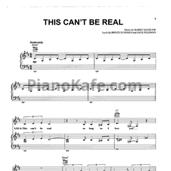 Ноты Barry Manilow - This can't be real - предпросмотр