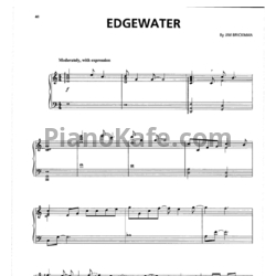 Ноты Jim Brickman - Edgewater - предпросмотр