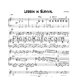 Ноты Joni Mitchell - Lesson in survival (Версия 2) - предпросмотр