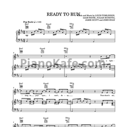 Ноты One Direction - Ready to run - предпросмотр