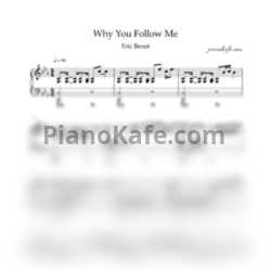 Ноты Eric Benet - Why you follow (Piano cover)