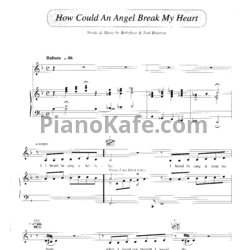 Ноты Toni Braxton - How could an angel break my heart