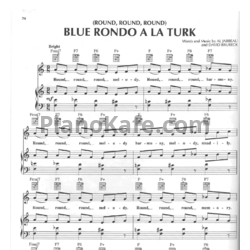 Ноты Al Jarreau - Blue Rondo a la Turk - предпросмотр