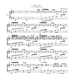 Ноты Coldplay - Birds - предпросмотр