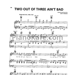 Ноты Meat Loaf - Two out of three ain't bad