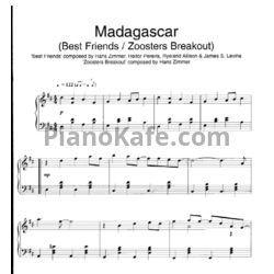 Ноты Madagascar (Best friends / Zoosters breakout) - предпросмотр