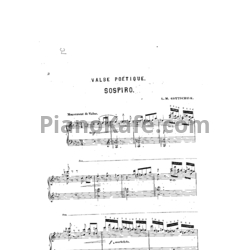 Ноты Луи Моро Готшалк - Sospiro (Op. 24) - предпросмотр
