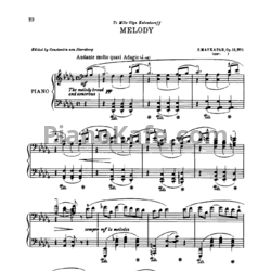 Ноты Самуил Майкапар - 2 мечты (Op. 10) - предпросмотр