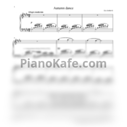 Ноты Ilya Beshevli - Autumn dance - предпросмотр