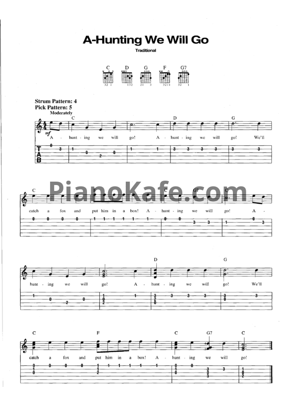 Ноты 100 songs for kids songbook: Easy guitar with notes & tab (Guitare) - PianoKafe.com