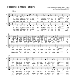 Ноты Carter Family - I'll be all smiles tonight