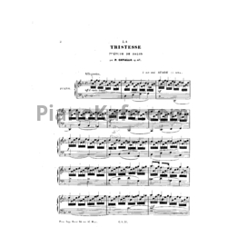 Ноты Peter Cavallo - La Tristesse, Op. 48 - предпросмотр