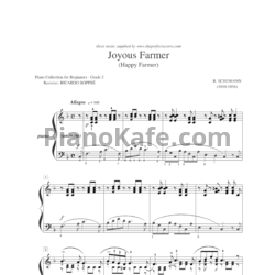 Ноты Роберт Шуман - Joyous farmer (Happy farmer) - предпросмотр