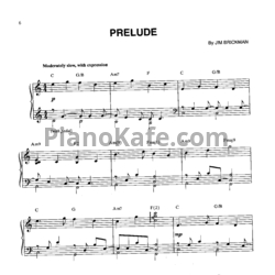Ноты Jim Brickman - Prelude - предпросмотр