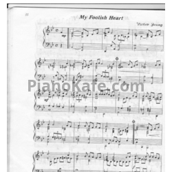 Ноты Victor Young - My foolish heart - предпросмотр