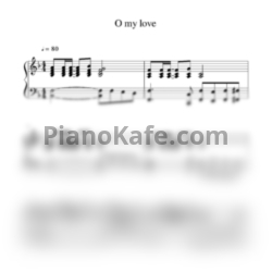 Ноты Дмитрий Соловьёв - О любовь моя - предпросмотр