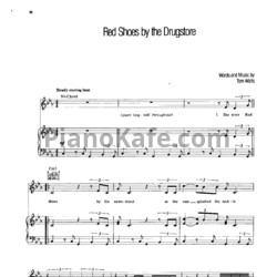 Ноты Tom Waits - Red shoes by the drugstore - предпросмотр