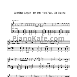 Ноты Jennifer Lopez feat. Lil Wayne - I'm Into You - предпросмотр