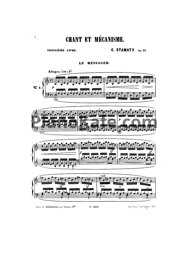 Ноты Камиль Стамати - 24 этюдов для продвинутых (Op. 39) - PianoKafe.com