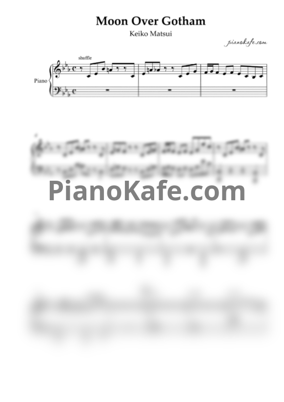 Ноты Keiko Matsui - Moon over Gotham - PianoKafe.com