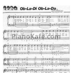 Ноты The Beatles - Ob-la-di, ob-la-da (Версия 2) - предпросмотр