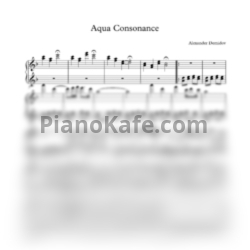 Ноты Alexander Demidov - Aqua consonance - предпросмотр