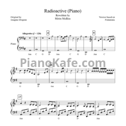 Ноты Pentatonix - Radioactive - предпросмотр