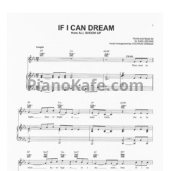 Ноты Elvis Presley - If I can dream - предпросмотр