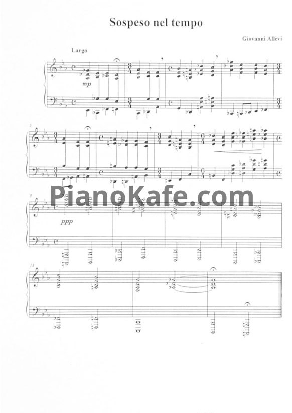 Ноты Giovanni Allevi - No сoncept (Книга нот) - PianoKafe.com