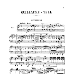 Ноты Джоаккино Россини - Вильгельм Телль - предпросмотр