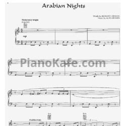 Ноты Alan Menken - Aladdin (Книга нот) - предпросмотр