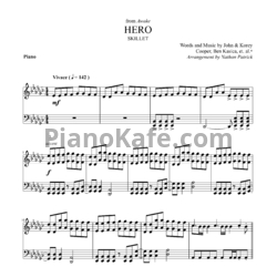 Ноты Skillet - Hero (Версия 2) - предпросмотр