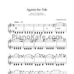 Ноты Greg Maroney - Against the tide - предпросмотр