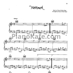 Ноты Enya - Watermark - предпросмотр