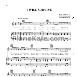 Ноты Ольга Задонская - I will survive - предпросмотр