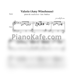 Ноты Amy Winehouse - Valerie (Cover Andrea) - предпросмотр