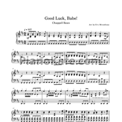 Ноты Chappell Roan - Good luck, babe! - предпросмотр