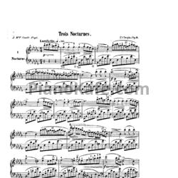 Ноты Фредерик Шопен - 19 ноктюрнов (Op. 9) - предпросмотр