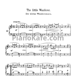 Ноты Корнелиус Гурлитт - The little wanderer (Op. 101, №12) - предпросмотр