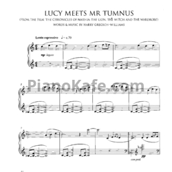 Ноты Harry Gregson-Williams - Lucy meets Mr. Tumnus - предпросмотр