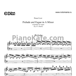 Ноты Ф. Лист - (Бах) 6 прелюдий и фуг (S.462) - предпросмотр