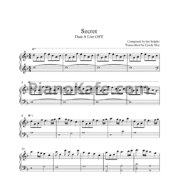 Ноты Go Sakabe - Secret