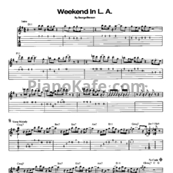 Ноты George Benson - Weekend in L.A. - предпросмотр
