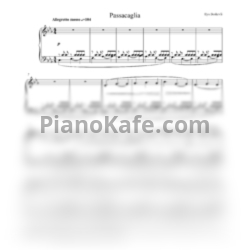 Ноты Ilya Beshevli - Passacaglia - предпросмотр