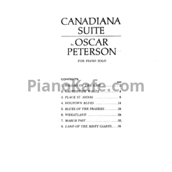 Ноты Oskar Peterson - Canadian suite - предпросмотр