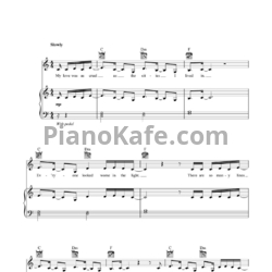 Ноты Taylor Swift - Daylight - предпросмотр