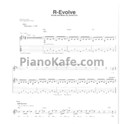 Ноты 30 Seconds To Mars - R-Evolve - предпросмотр