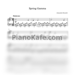 Ноты Alexander Demidov - Spring gamma - предпросмотр